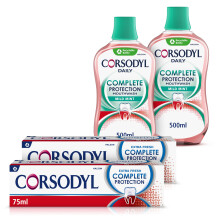 Corsodyl Gum Care Toothpaste and Mouthwash Multipack, Bundle (2 x C...