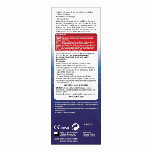 EasySept Hydrogen Peroxide Multipack, 3x 360ml Contact Lens Solutio... 1