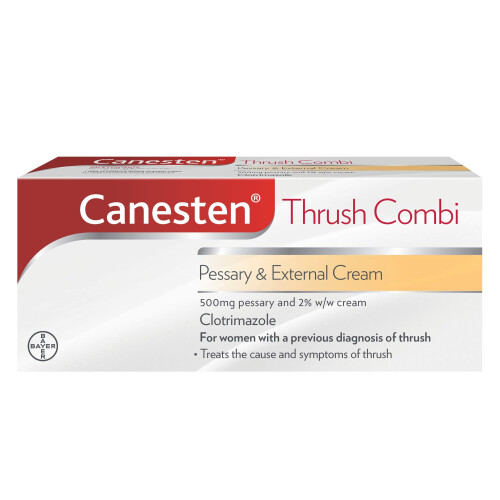 Canesten Thrush Combi Pessary & External Cream for Thrush Treatment...