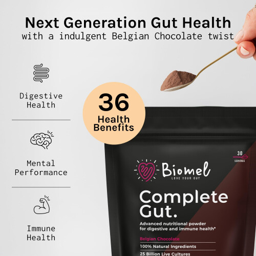 Biomel Complete Gut - Belgian Chocolate - Advanced Gut Health - 450... 1