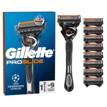 Gillette ProGlide Razor for Men, 1 Gillette Razor, 9 Razor Blade Re...