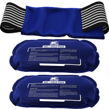 Trekproof Ice Pack (3-Piece Set) Reusable Hot and Cold Therapy Gel...