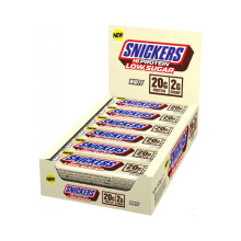 Snickers - White Chocolate Low Sugar Protein Bars | 12 x 57g Pack,...