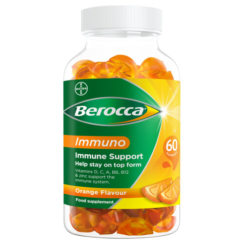 Berocca Immuno Multivitamin Gummies - Immune System Support Includi...
