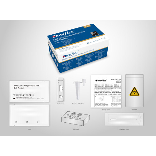 Flowflex COVID-19 Rapid Test Kit - Easy to Use Self Testing Antigen... 1