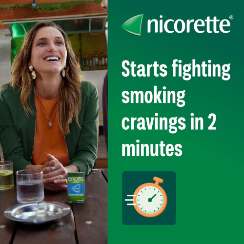 Nicorette Nicorette Fruit 2mg Lozenge, 80 Lozenges (2 x 40 Packs), Effective... 1