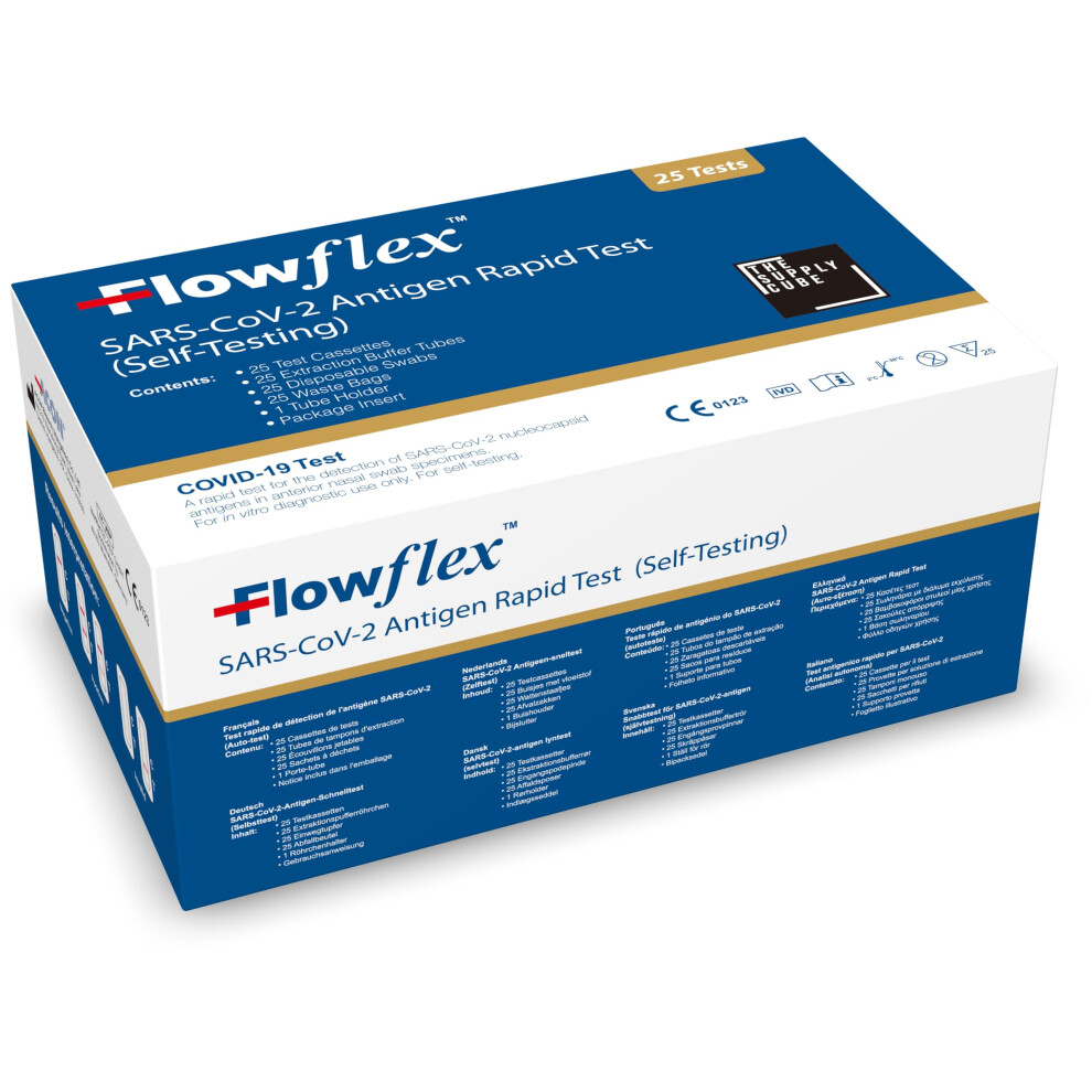The Supply Cube Flowflex Covid-19 Rapid Test Kit - Easy To Use Self Testing Antigen...