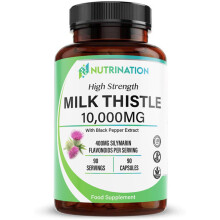 Milk Thistle High Strength 10000mg | Market-Leading Silymarin 400mg...