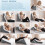 3-in-1 Orthopedic Bed Wedge Pillow Set Memory Foam Adjustable 9&14'... 4