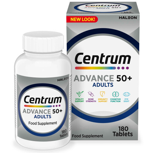 Centrum Centrum Advance 50+ Tablets Multivitamin & Mineral Supplements, 24...