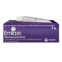 5% Topical Numbing Cream 5 g – Local Anaesthetic for Temporary Skin...