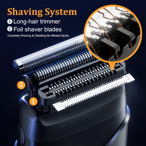 Foil Shaver,Electric Razor for Men,Mini Shavers for Men Waterproof,... 1