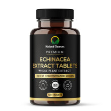 Natural Sources Echinacea Tablets UK - (2000 mg from 10:1 200mg) Wh...