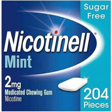 Nicotinell Mint Gum 2mg (204 Pieces), Stop Smoking Aid, Sugar Free...