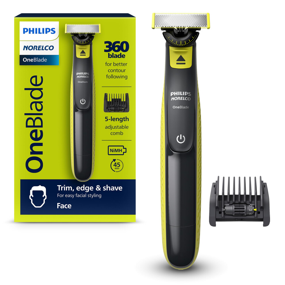 Philips Norelco OneBlade 360 Face Hybrid Trimmer and Shaver, Frustr...