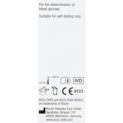 Accu-Chek 4026324 Mobile Test Cassette, 50 Test, 100g 1