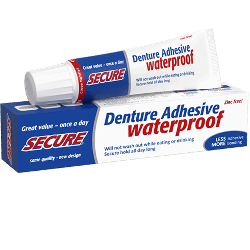 Secure Cream Denture Adhesive - Pack Of 2