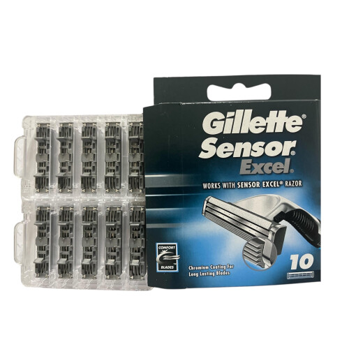 Gillette Sensor Excel Razor Blades - 20 Piece Bundle (4 Packs of 5) 1