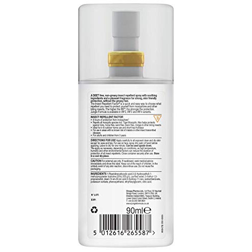 Jungle Formula Dry Protect Insect Repellent (90ml Spray Bottle) - D... 1