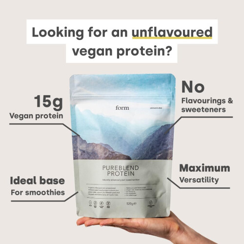 Form Pureblend Protein - Unflavoured and Unsweetened Vegan Protein... 1