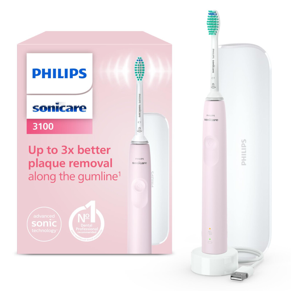 Pakaus Philips Sonicare 3100 Electric Toothbrush, Sonic Toothbrush, Pressu...