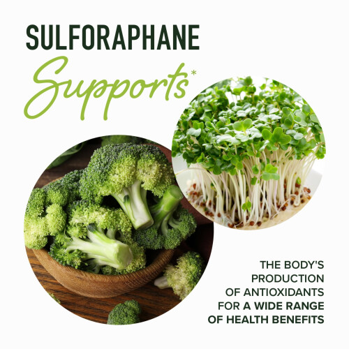 20MG Sulforaphane | from Broccoli Sprouts & Seed Extract | 565MG Mi... 1