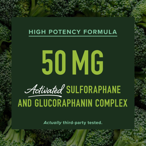 20MG Sulforaphane | from Broccoli Sprouts & Seed Extract | 565MG Mi... 2