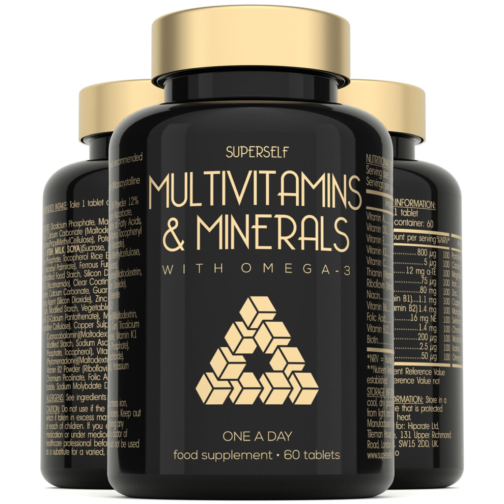 Superself Multivitamin Tablets For Men & Women - Multivitamins And Minerals O...