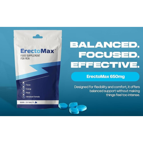 ErectoMax - | 30 Tablets | 100% Natural Herbal Supplement | Male E... 2
