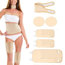 Castor Oil Pack Wrap for Waist Neck Leg Knee, 6PCS Reusable Organic...