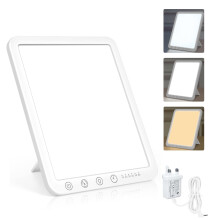 SAD Lamp - 15000 Lux Light Therapy 3 Color Temperature, 6 Timer, Me...