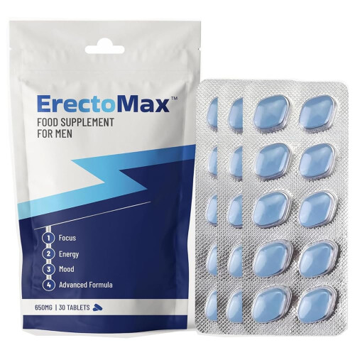 ErectoMax - | 30 Tablets | 100% Natural Herbal Supplement | Male E...