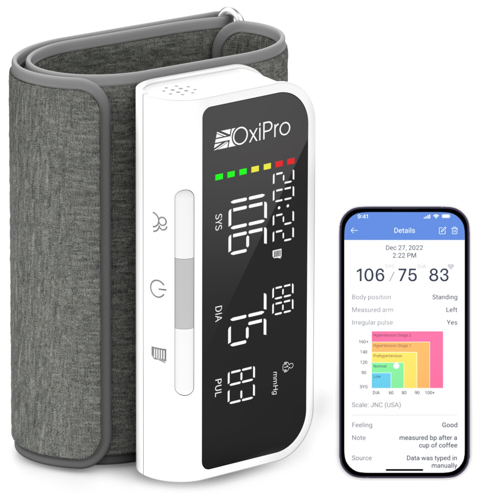 Oxipro Bp2 Smart Blood Pressure Monitor App - Ce Approved Blood Pre...
