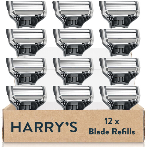 Harry's Harry's Original Razor Blades Refill, (12) Razor Head Refills Preci...
