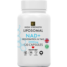 NAD+ Resveratrol & TMG 2000mg | 120 Capsules High Strength NAD Anti...