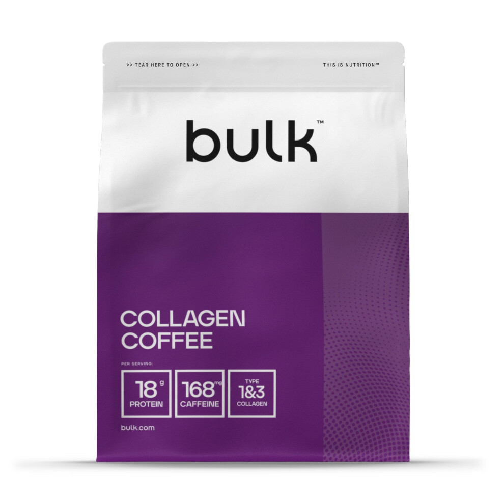 Bulk Black Collagen Coffee, High Protein, Packaging May Vary, 500 G