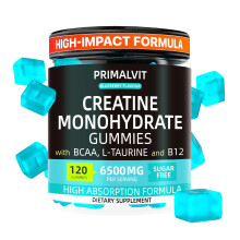 120 Creatine Gummies 6500mg Sugar-Free Complex – 40-Day Supply – Pr...