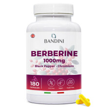 Bandini Berberine 1000mg Pure high Dosage | 180 Vegan Capsules - P...