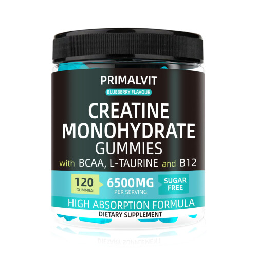 120 Creatine Gummies 6500mg Sugar-Free Complex – 40-Day Supply – Pr... 1