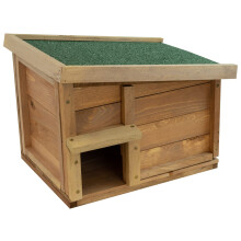 Woodside Hedgehog House Hibernation Shelter Safe Secure Predator Proof Outdoor HabitatFeeding Station