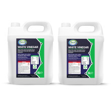 JOVS HighStrength White Vinegar 20 Acidity 2X 5L 4x Stronger Than Regular Vinegar Natural Weed Killer Tough Stain Remover Cleaning Gardening Ess