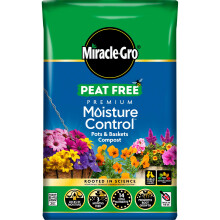 MiracleGro PEAT FREE Premium Moisture Control Compost 40 Litres Brown