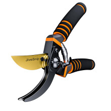 JiveSnip Premium Titanium Garden Secateurs Professional Bypass Pruning Shears for Plants Hedges and Flowers