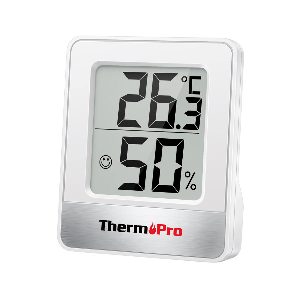 ThermoPro TP49 Small Digital Hygrometer Indoor Thermometer Ambient Thermometer Temperature Monitor and Humidity Meter for Home Office Comfort Reptile