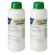 2L Gallup Home  Garden  SUPER STRENGTH 360g Glyphosate Weedkiller Effective on Annual Perennial Grass Broad Leaved Weeds MOST EFFECTIVE WEEDKILLER TO