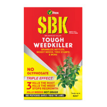 Vitax SBK Tough Weedkiller Kills Down To The Roots Suitable For Brambles Nettles Dock Woody Weeds Hardwood  Tree Stumps Targets Weeds Not Grass Conce