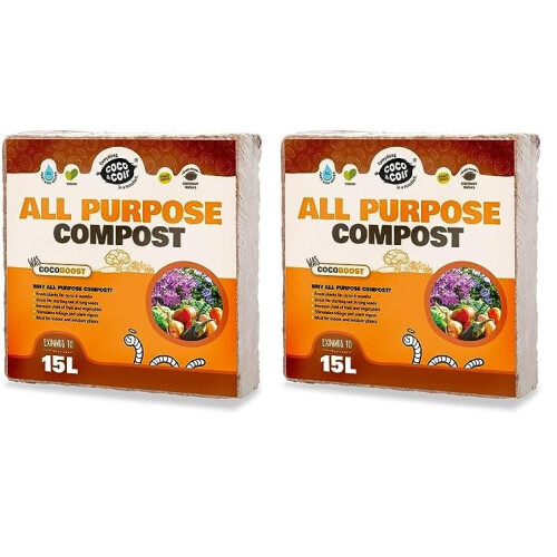 Coco Coir Peatfree Compost Potting Compost with 6 months Nutrition Coir ...