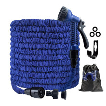 CNMTCCO Garden Hose Pipe 100FT Garden Hoses Expandable with 34 12 Fittings Expanding Magic Hose with 7 Function Spray Nozzle AntiLeakage Latex Core H