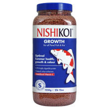 Nishikoi Growth Complete Food for Koi and Pond Fish  Small Pellets  1250g