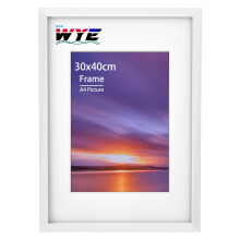 wyewye Picture Frame 30 x 40 cm Solid Wood 30 x 40 cm White Picture Frame for 20 x 287 cm Print Illustration Certificate Poster Photo Frame with